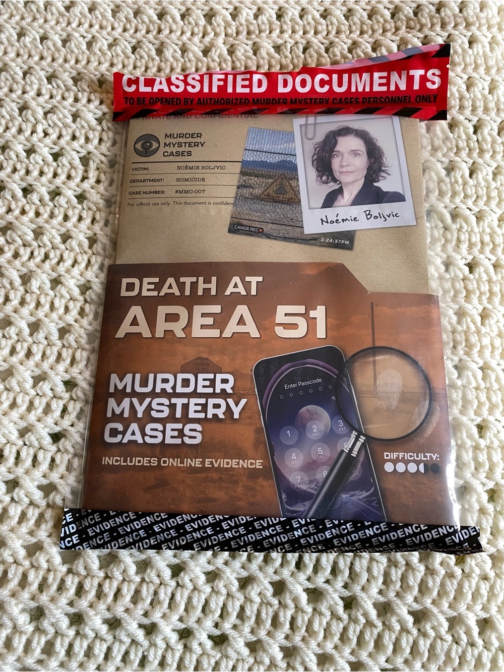 Murder Mystery Cases Game - Death At Area 51
Opened game
Solve with evidence